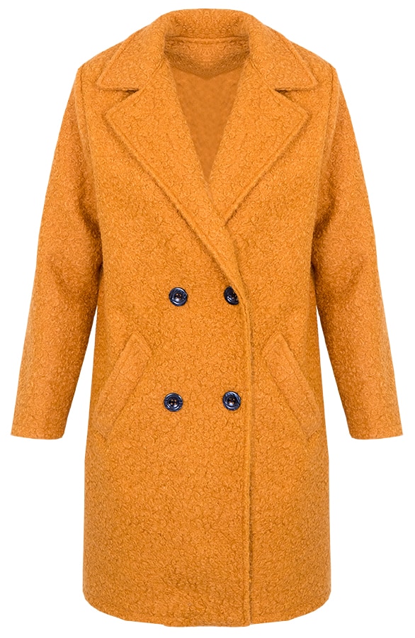 Teddy Coat Okergeel – shoparchief