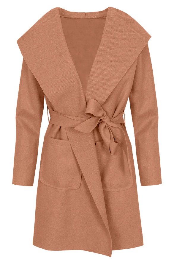 Wanted Coat Short Camel – shoparchief