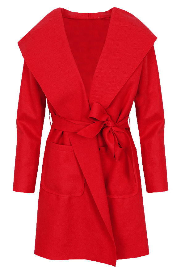 Wanted Coat Short Rood – shoparchief