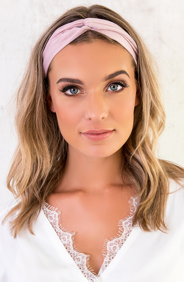 Zijde Haarband Roze – shoparchief