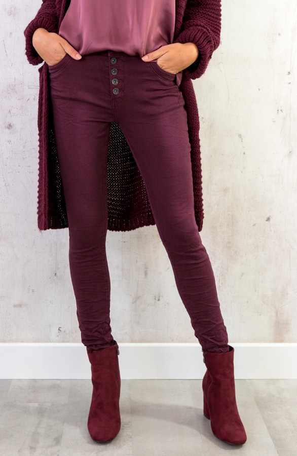 Chino Jeans Bordeaux – shoparchief, foto 2