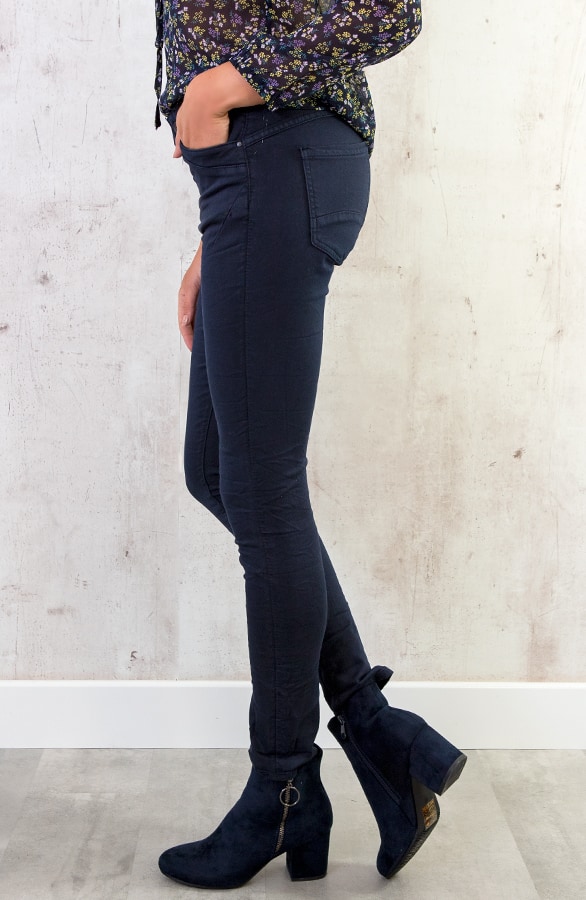 Chino Jeans MarineBlauw – shoparchief, foto 3