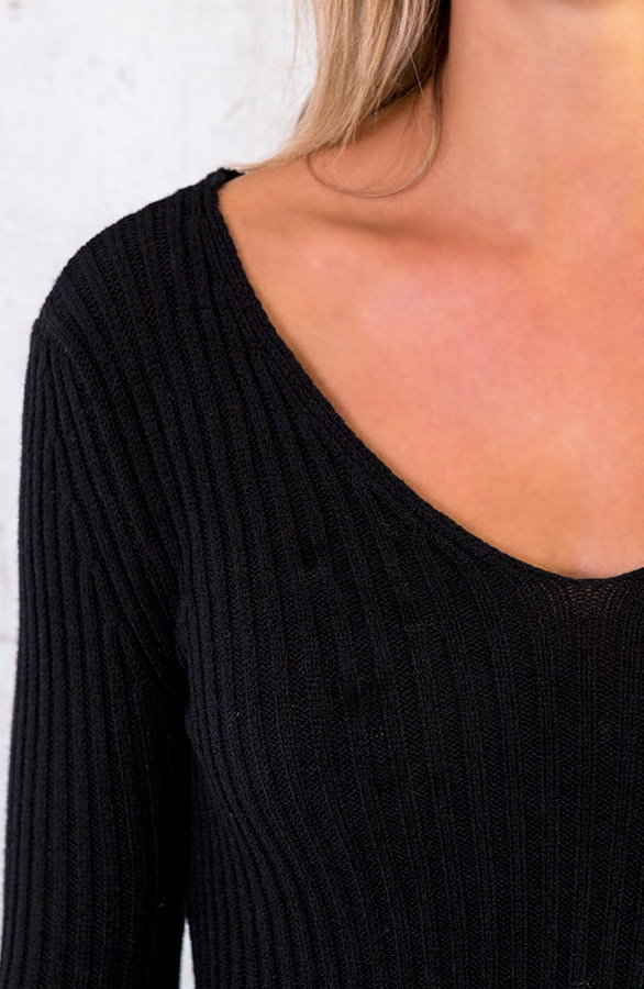 Stretch Jurk Zwart – shoparchief, foto 5