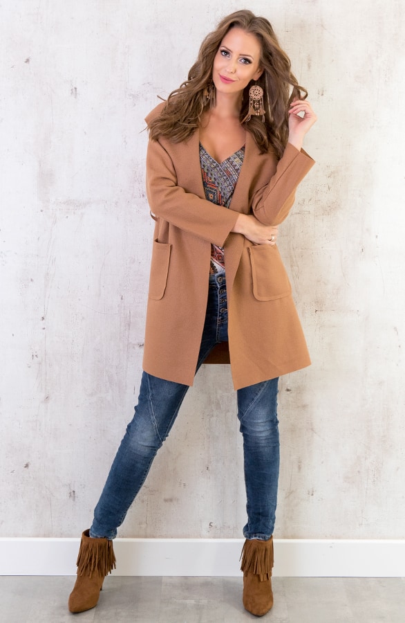 Wanted Coat Short Camel – shoparchief, foto 3