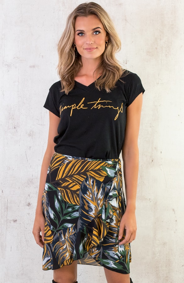 Simple Things Top Zwart Oker – shoparchief, foto 2