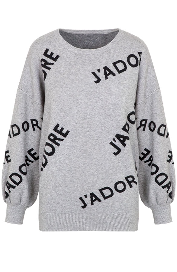 J Adore Trui Grijs – shoparchief
