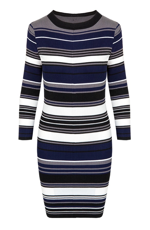 Jurk Met Strepen Marine – shoparchief