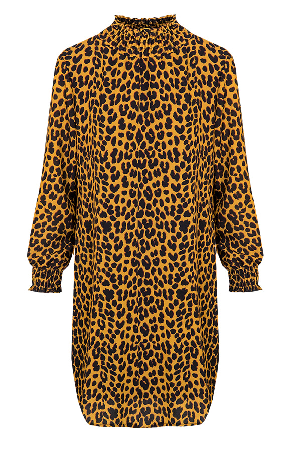 Leopard Col Tuniek Okergeel – shoparchief