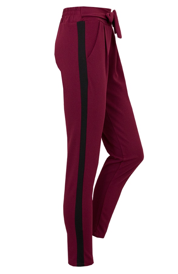 Strik Broek Bies Bordeaux – shoparchief