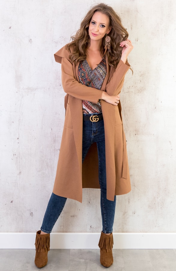 Wanted Coat Long Camel – shoparchief, foto 3
