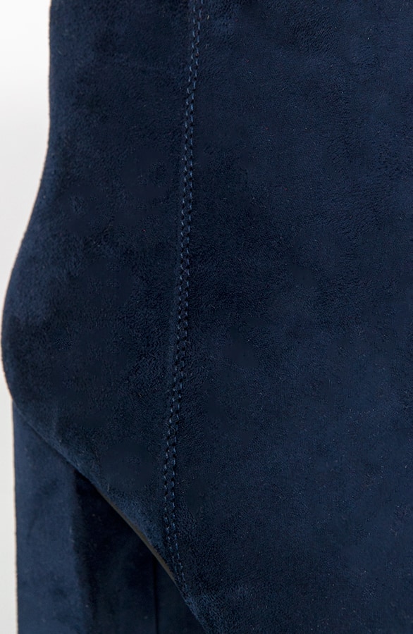 Suede Hakken Navy – shoparchief, foto 5
