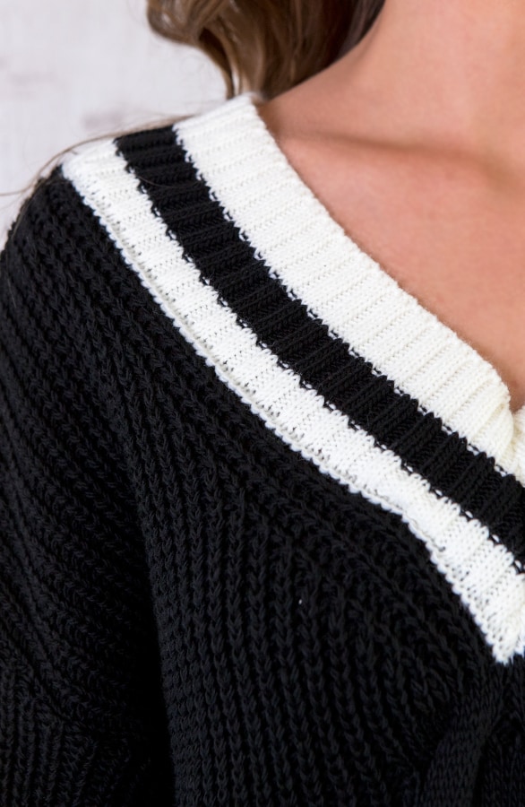 Kabel Tuniek Gebreid Zwart – shoparchief, foto 5
