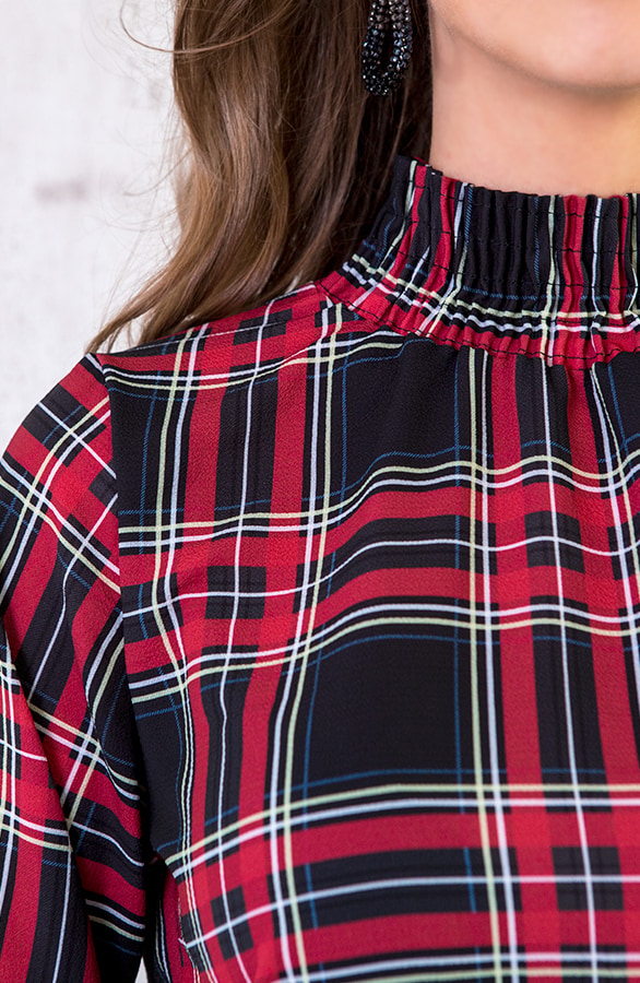 Ruiten Blouse Zwart – shoparchief, foto 6