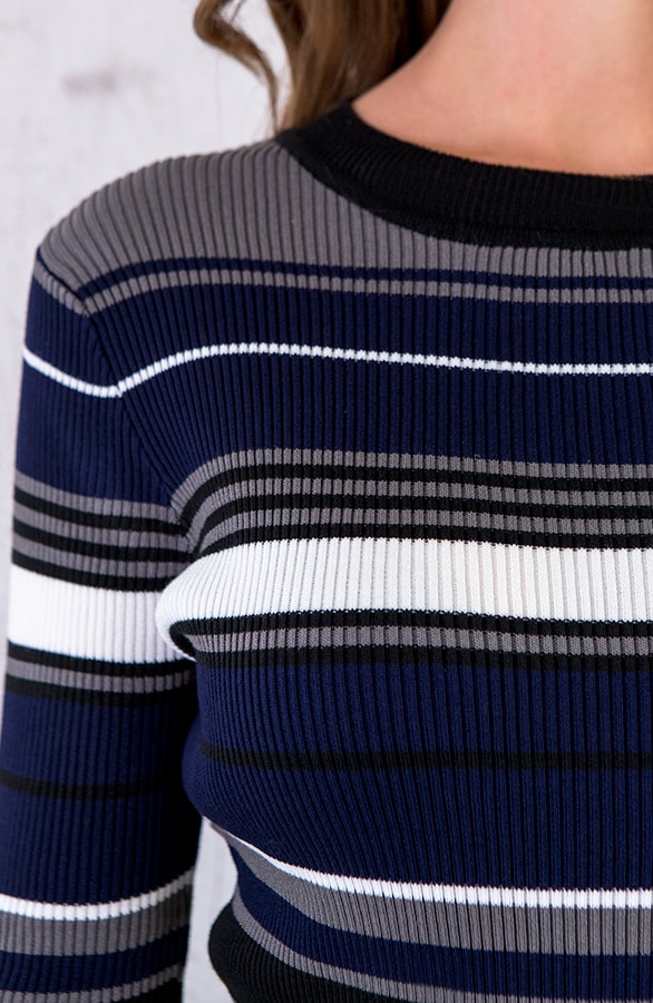 Jurk Met Strepen Marine – shoparchief, foto 6