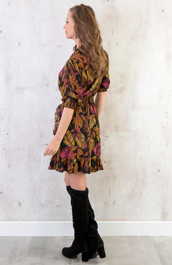 Autumn Palmtree Jurk – shoparchief, foto 4
