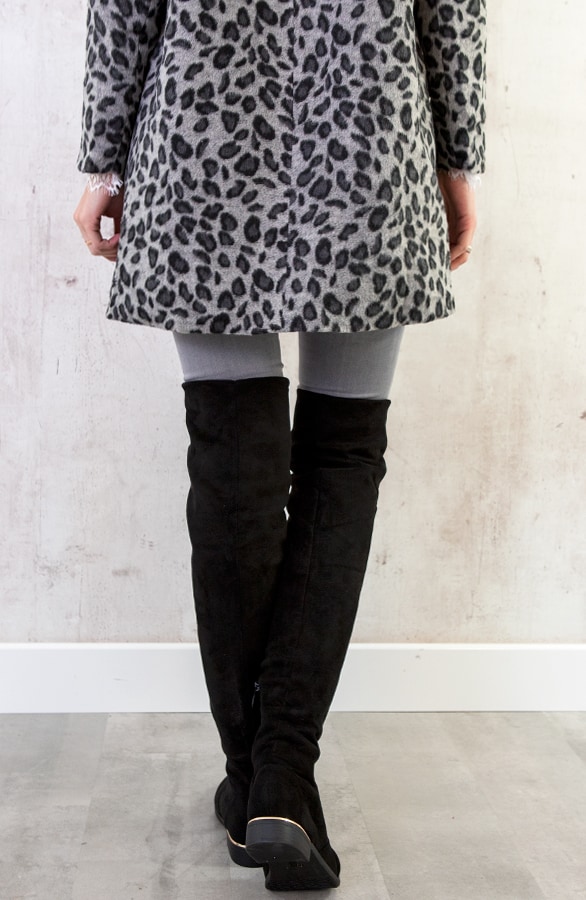 Overknee Laarzen High Exclusive Zwart – shoparchief, foto 4