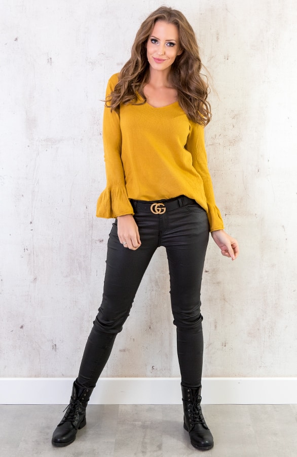 Flared Top Okergeel – shoparchief, foto 5