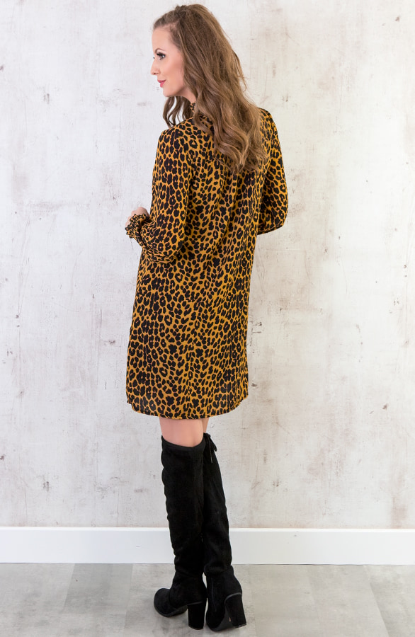 Leopard Col Tuniek Okergeel – shoparchief, foto 6