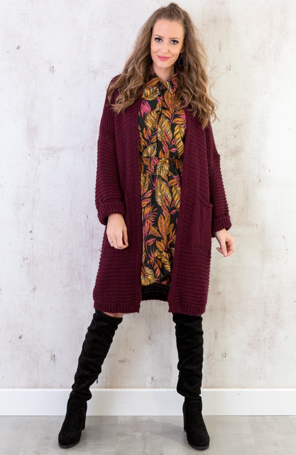 Autumn Palmtree Jurk – shoparchief, foto 3