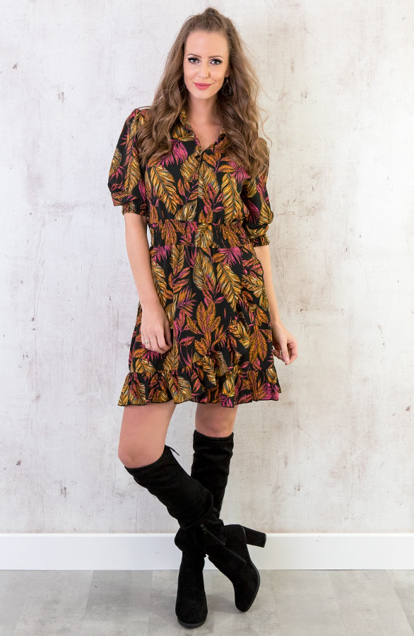 Autumn Palmtree Jurk – shoparchief, foto 2