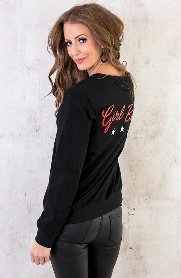 Girl Boss Sweater Zwart – shoparchief, foto 2