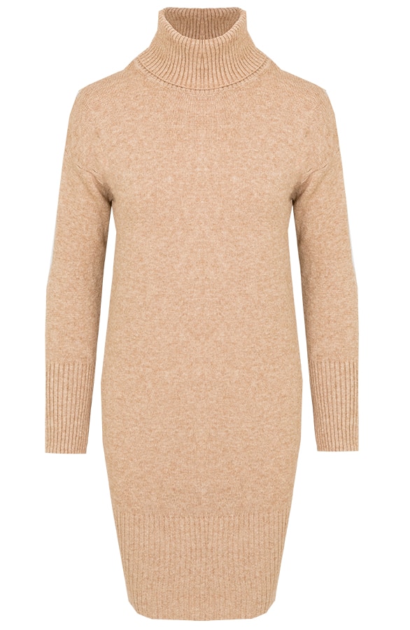 Col Tuniek Gebreid Camel – shoparchief