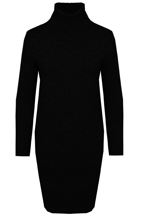 Col Tuniek Gebreid Zwart – shoparchief