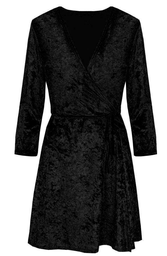 Fluwelen Jurk Zwart – shoparchief