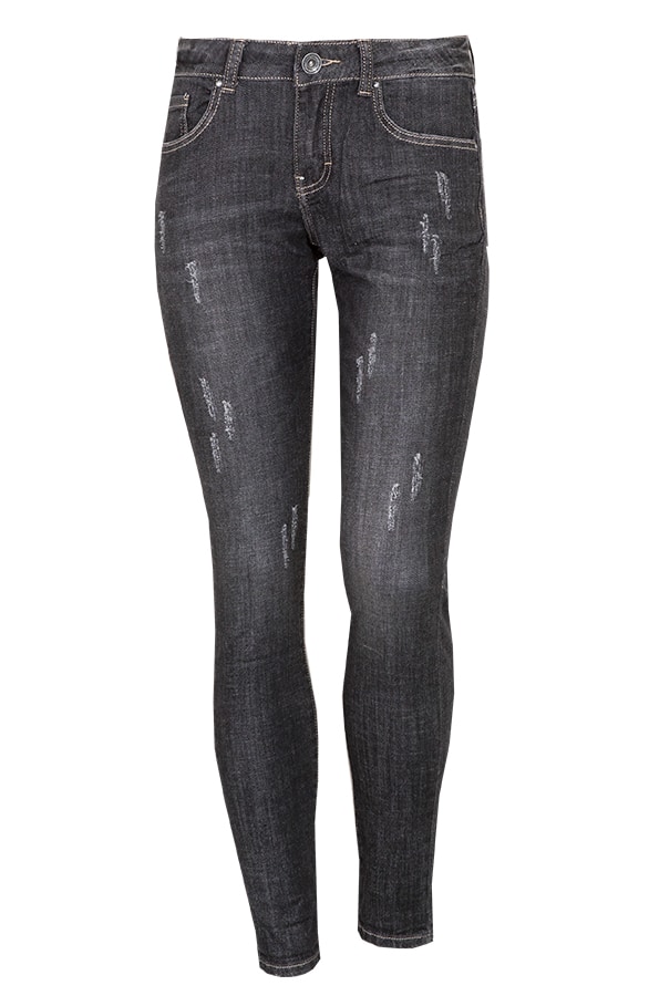 Stretch Jeans Donkergrijs – shoparchief