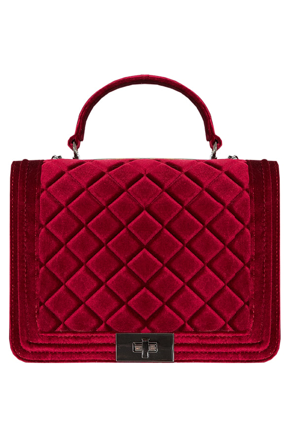 Tas Fluweel Bordeaux – shoparchief