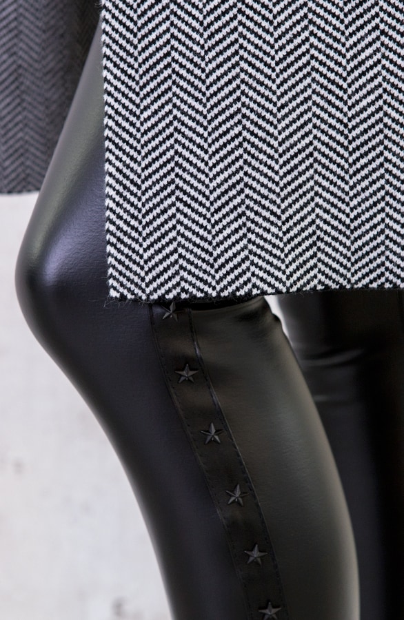 Leren Legging Met Sterren – shoparchief, foto 2