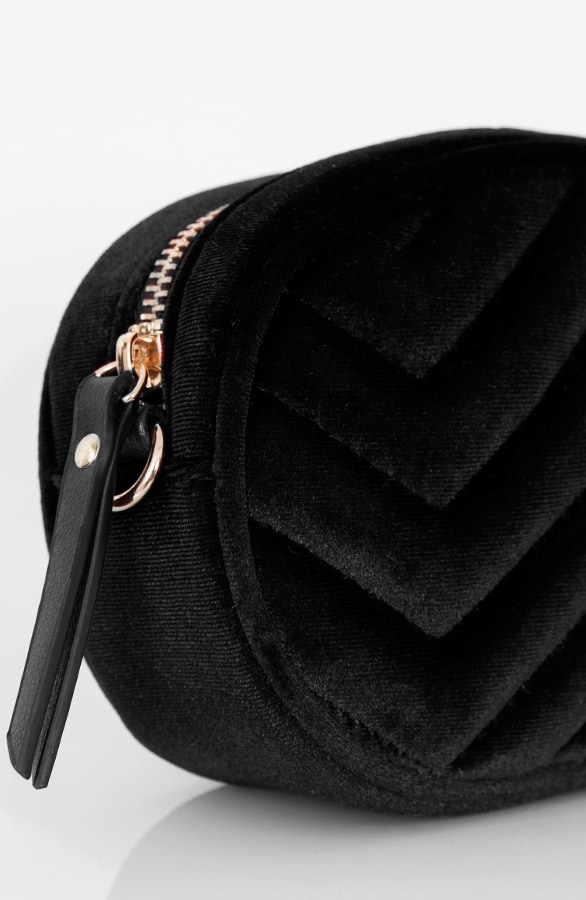 Bumbag Fluweel Zwart – shoparchief, foto 2