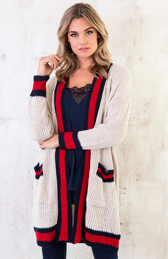 Tricolore Vest Beige – shoparchief, foto 5