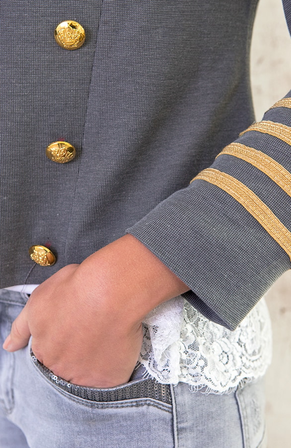 Marant Button Blazer Grijs – shoparchief, foto 6
