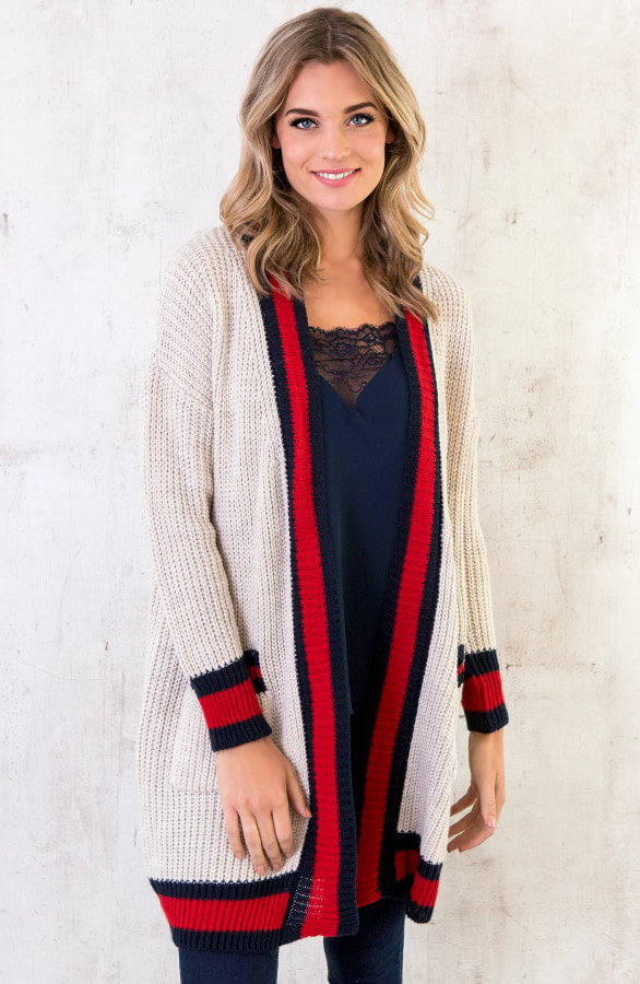 Tricolore Vest Beige – shoparchief