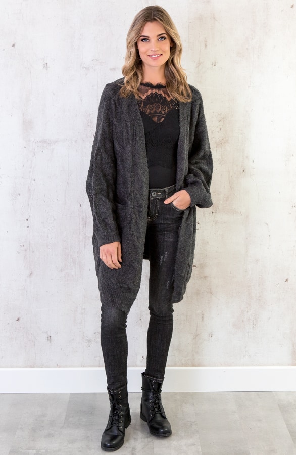 Stretch Jeans Donkergrijs – shoparchief, foto 3