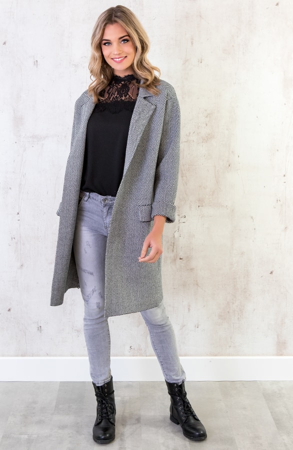 Top Met Kant Zwart – shoparchief, foto 2