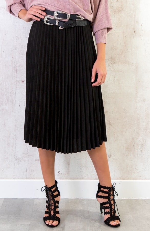 Plisse Rok Zwart – shoparchief, foto 2