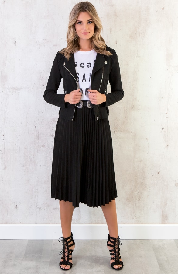 Plisse Rok Zwart – shoparchief, foto 7