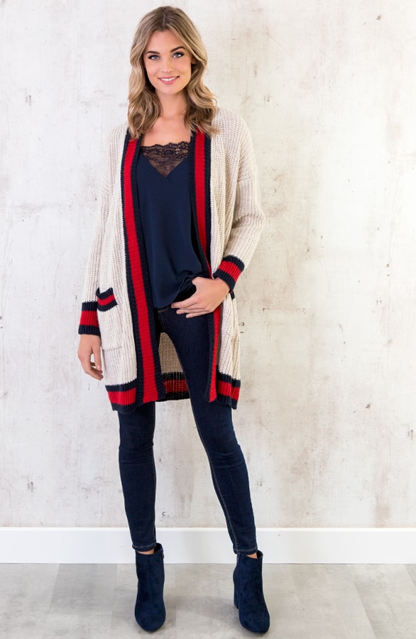 Tricolore Vest Beige – shoparchief, foto 4