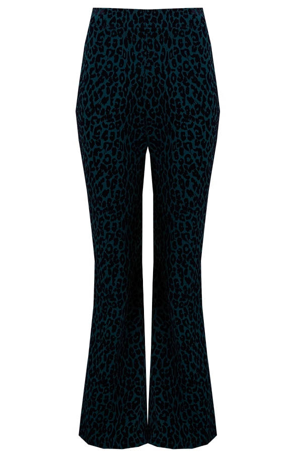 Fluwelen Panter Broek Groen – shoparchief