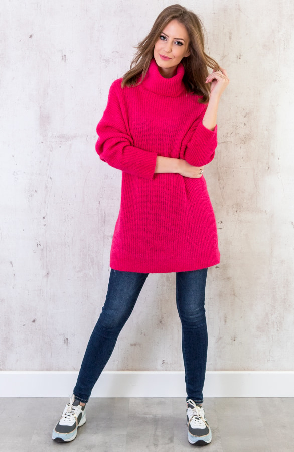Col Soft Trui Fuchsia – shoparchief, foto 3