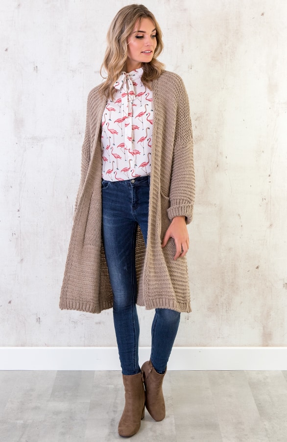 Flamingo Blouse Creme – shoparchief, foto 6