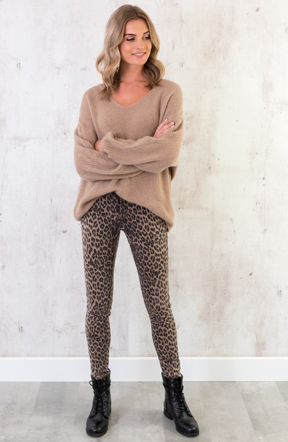 Soft V Trui Wanted Camel – shoparchief, foto 3