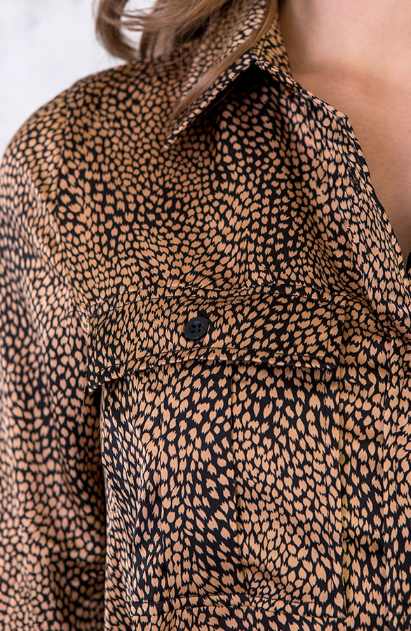 Satijnen Print Jurk – shoparchief, foto 4