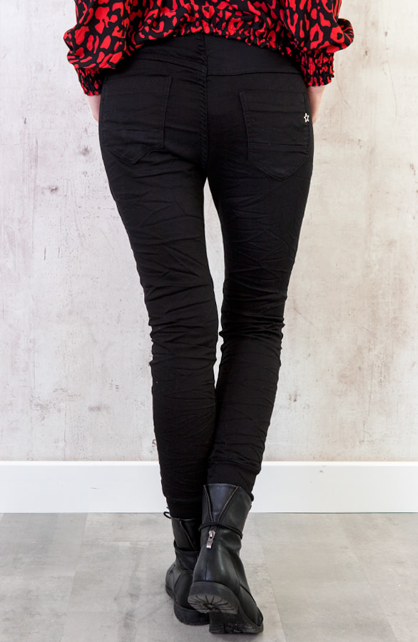 Jogging Jeans Zwart – shoparchief, foto 3