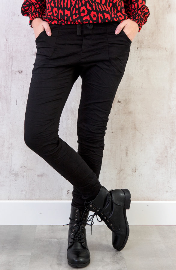 Jogging Jeans Zwart – shoparchief, foto 2