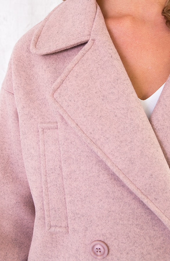 Oversized Jas Oud Roze – shoparchief, foto 6