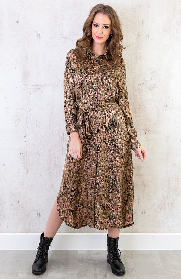 Satijnen Print Jurk – shoparchief, foto 6