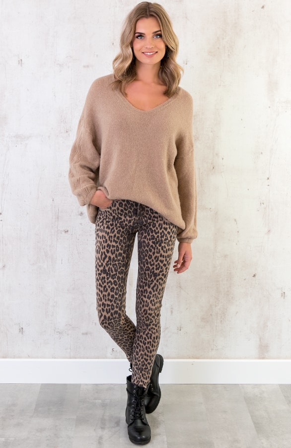 Soft V Trui Wanted Camel – shoparchief, foto 2